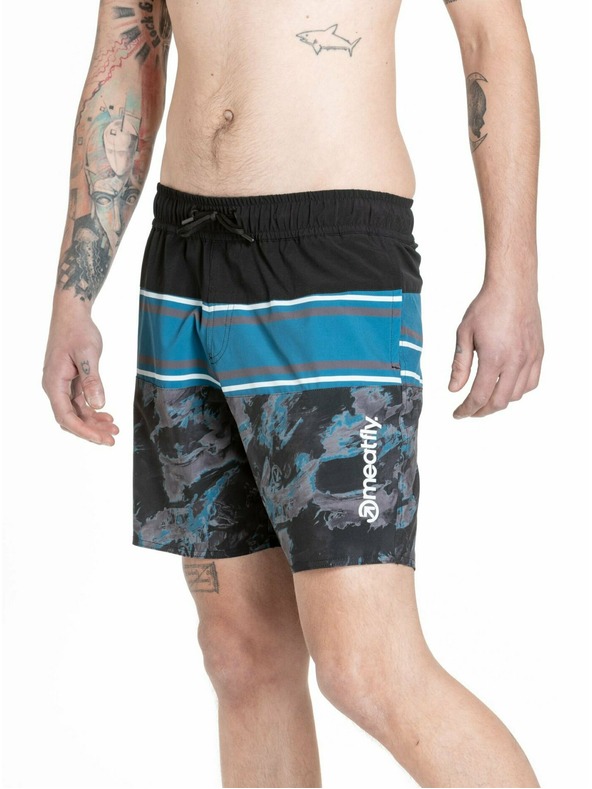 Meatfly Meatfly muške kupaće hlačice Keith Boardshorts 17" Mossy Petrol | Plava | Veličina