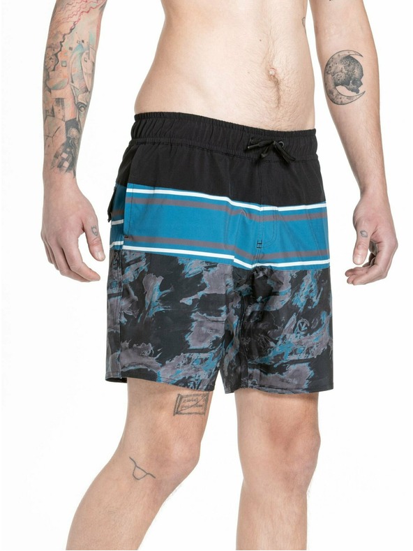Meatfly Meatfly muške kupaće hlačice Keith Boardshorts 17" Mossy Petrol | Plava | Veličina