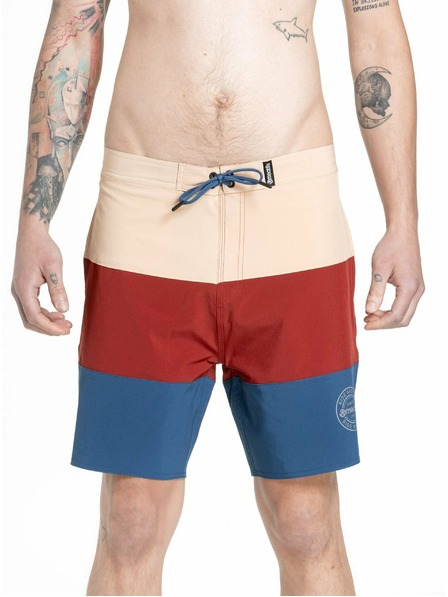 Meatfly Meatfly muške kupaće hlačice Ernie Boardshorts 19" Navy / Latte | Plava | Veličina