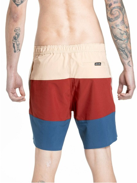 Meatfly Meatfly muške kupaće hlačice Ernie Boardshorts 19" Navy / Latte | Plava | Veličina