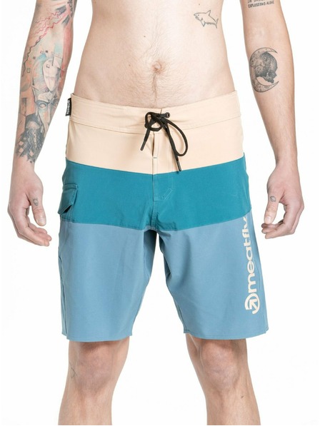 Meatfly Meatfly muške kupaće hlače Mitch Boardshorts 21" Slate Blue / Latte | Plava | Veličina