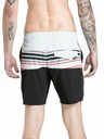 Meatfly Meatfly muške kupaće hlače Keith Boardshorts 17" Light Grey / Red Orange | Siva | Veličina
