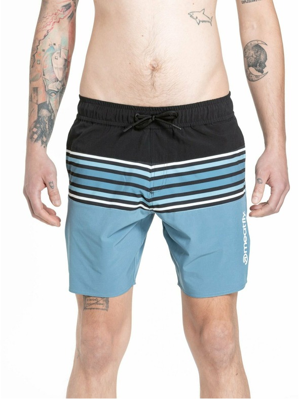 Meatfly Meatfly muške kupaće hlače Keith Boardshorts 17" Slate Blue | Plava | Veličina