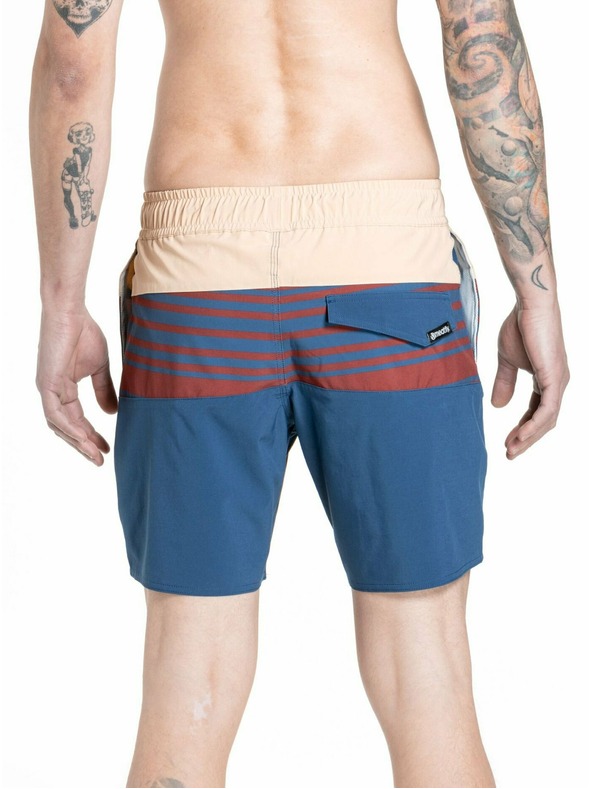 Meatfly Meatfly muške kupaće hlače Keith Boardshorts 17" Navy / Latte | Plava | Veličina