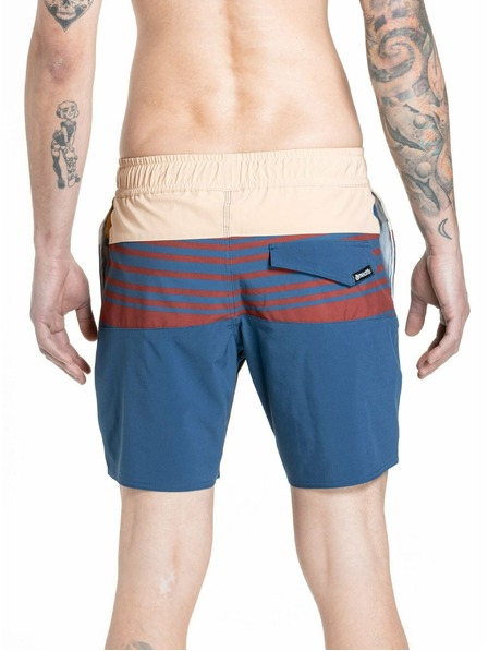 Meatfly Meatfly muške kupaće hlače Keith Boardshorts 17" Navy / Latte | Plava | Veličina