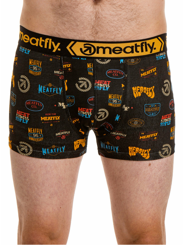 Meatfly Meatfly muške bokserice Balboa Boxershorts Pineapple/Badges Gift Pack