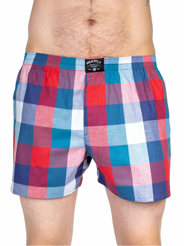 Meatfly Meatfly muške bokserice Doug Navy Red / Green | Crvena | Veličina