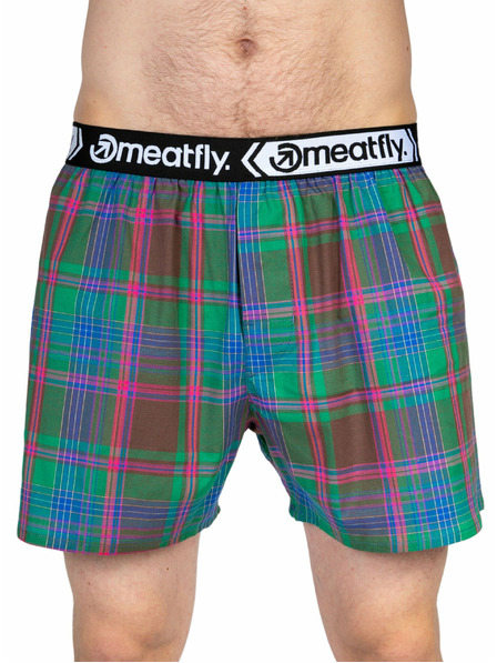 Meatfly Meatfly muške bokserice Gigi Pink / Green | Ružičasta | Veličina