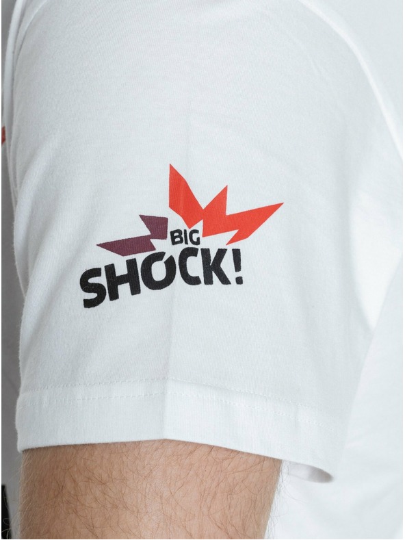Meatfly Meatfly muška majica Big Shock 8Bit White | Bijela | Veličina