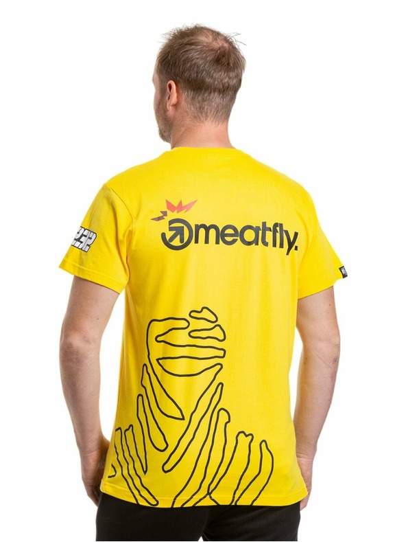 Meatfly Meatfly muška majica Dakar Yellow | Žuta | Veličina