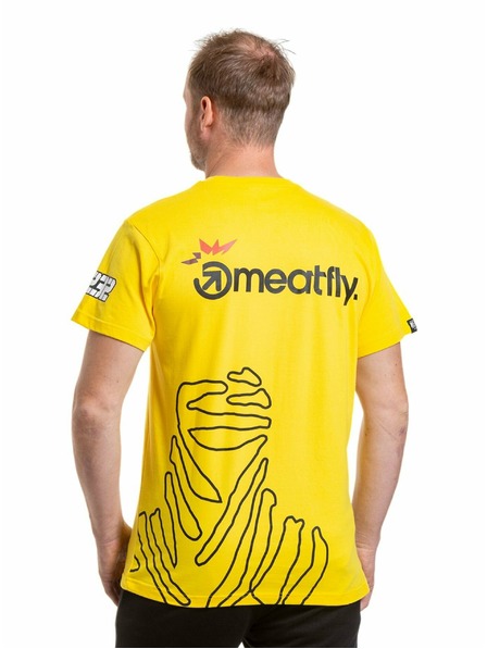 Meatfly Meatfly muška majica Dakar Yellow | Žuta | Veličina