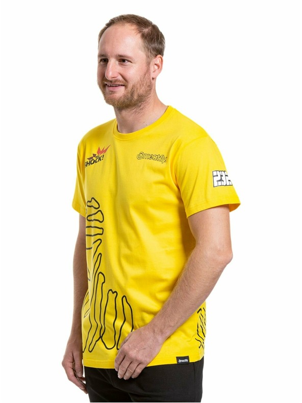 Meatfly Meatfly muška majica Dakar Yellow | Žuta | Veličina