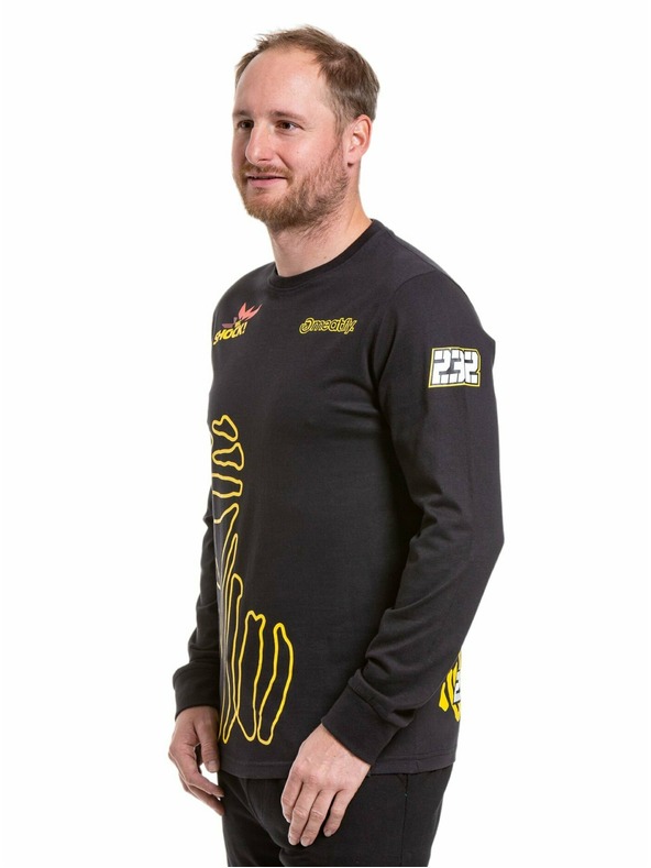 Meatfly Meatfly muška majica dugih rukava Dakar Beduin Black | Crna | Veličina