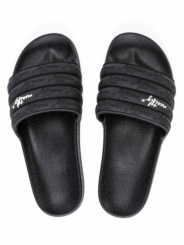 Meatfly Meatfly ženske papuče Hudson Black Stripes crne