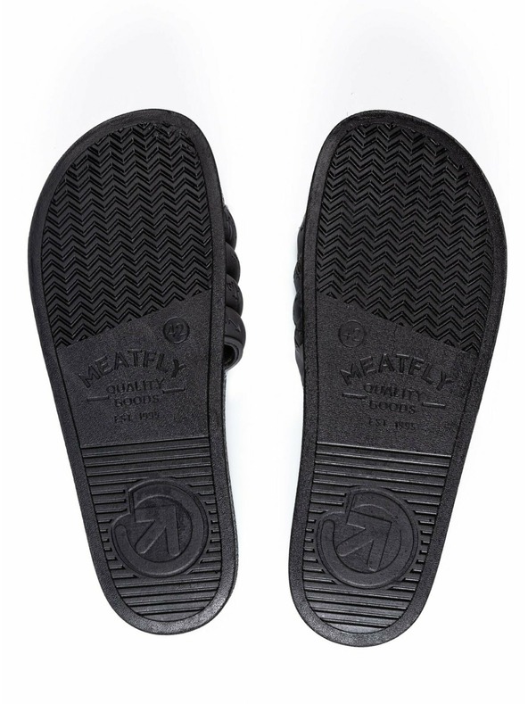 Meatfly Meatfly ženske papuče Hudson Black Stripes crne
