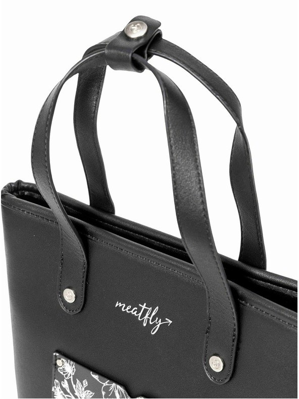 Meatfly Meatfly torba / ruksak Kerry Blossom Black | Crna | Volumen 7 L