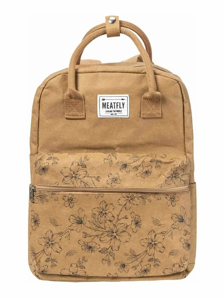 Meatfly Meatfly papirnati ruksak Cheery Blossom Brown 18 L