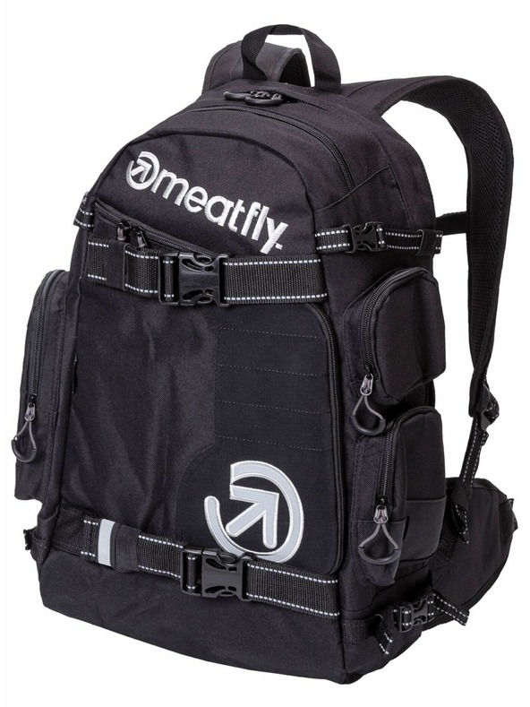 Meatfly Meatfly ruksak Wanderer - Black | Crna | Volumen 28 L