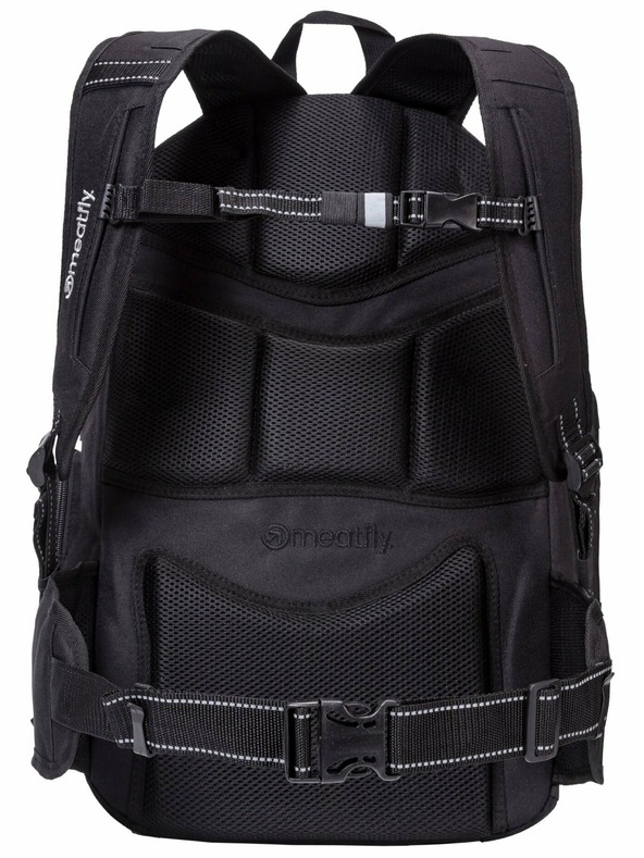 Meatfly Meatfly ruksak Wanderer - Black | Crna | Volumen 28 L