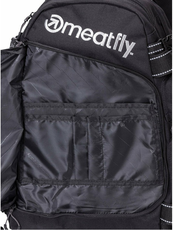 Meatfly Meatfly ruksak Wanderer - Black | Crna | Volumen 28 L
