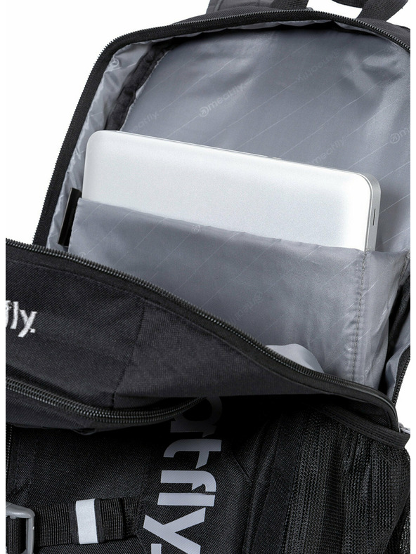 Meatfly Meatfly ruksak Basejumper Black 22 L + PERNICA BESPLATNO | Crna | Volumen 22 L