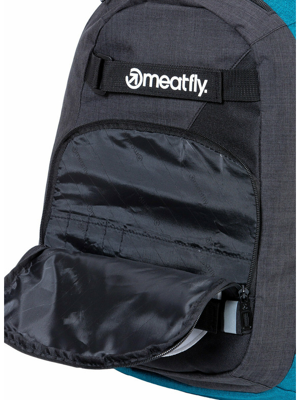 Meatfly Meatfly ruksak Exile Petrol Heather/Charcoal Heather 24 L + PERNICA BESPLATNO | Plava | Volumen 24 L
