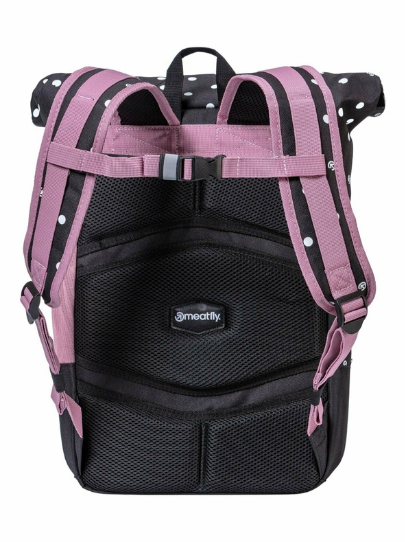 Meatfly Meatfly ruksak Holler Black Dots 28 L | Crna | Volumen 28 L