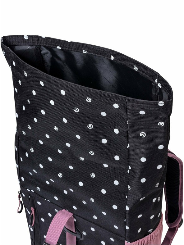 Meatfly Meatfly ruksak Holler Black Dots 28 L | Crna | Volumen 28 L