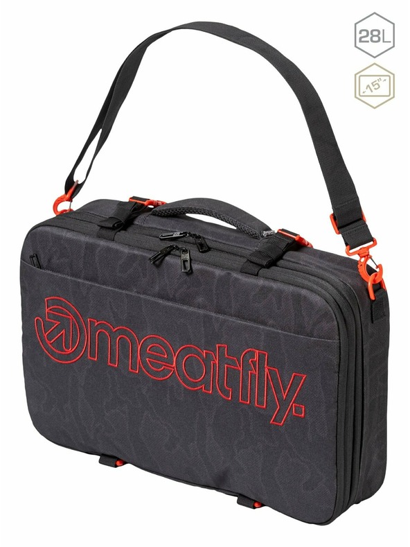Meatfly Meatfly ruksak Riley Morph Black 28 L | Crna | Volumen 28 L