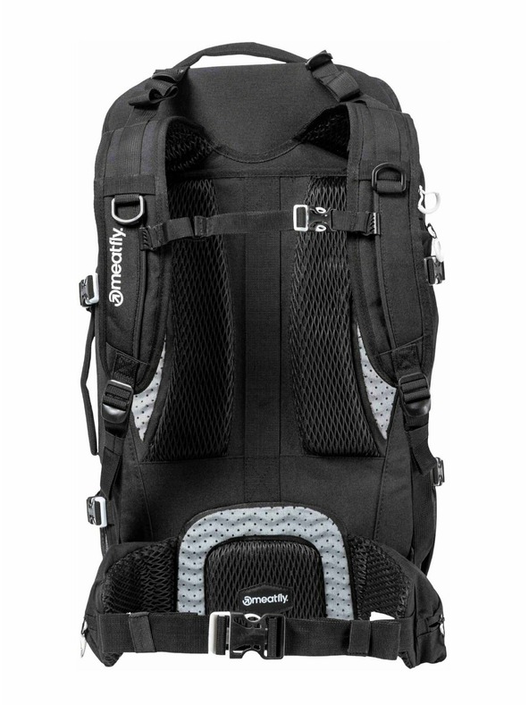 Meatfly Meatfly ruksak Bleriot Black 46 L | Crna | Volumen 46 L