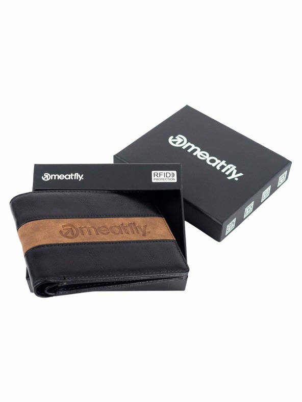 Meatfly Meatfly novčanik Lerick Black | Crna | Veličina
