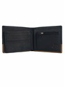 Meatfly Meatfly kožni novčanik Eddie Premium Black/Oak | Crna | Veličina