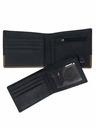 Meatfly Meatfly kožni novčanik Eddie Premium Black/Oak | Crna | Veličina