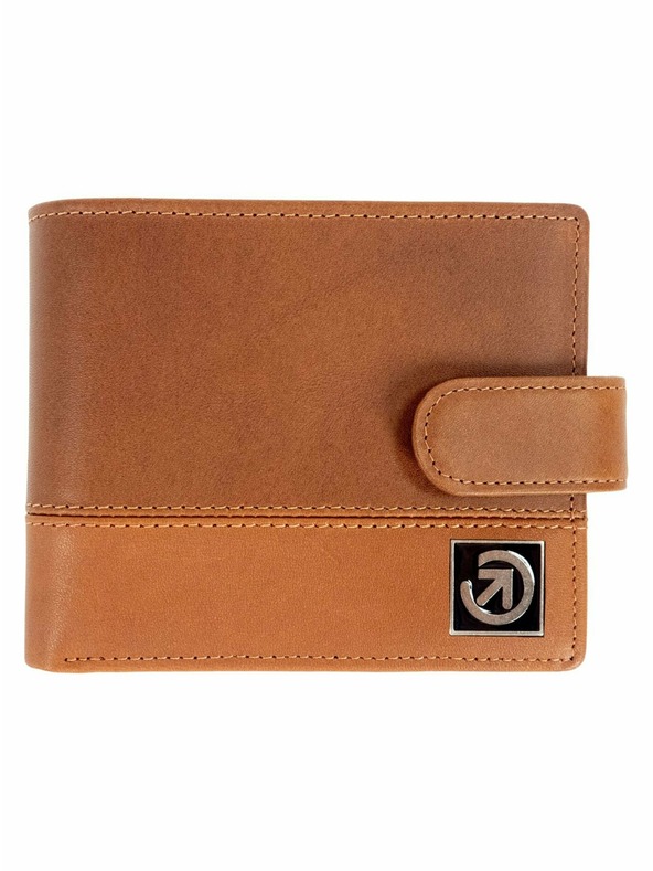 Meatfly Meatfly kožni novčanik Nathan Premium Brown | Smeđa | Veličina