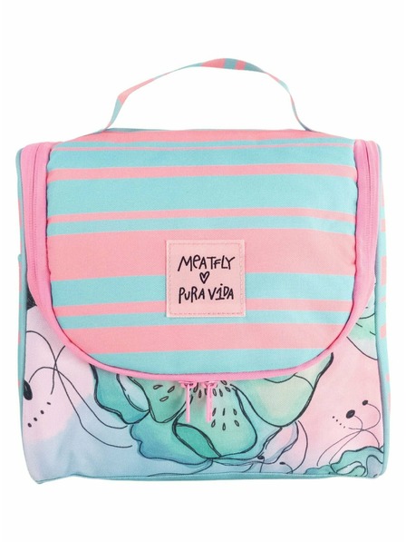 Meatfly Meatfly toaletna torbica X Pura Vida Cara Mint Flowers