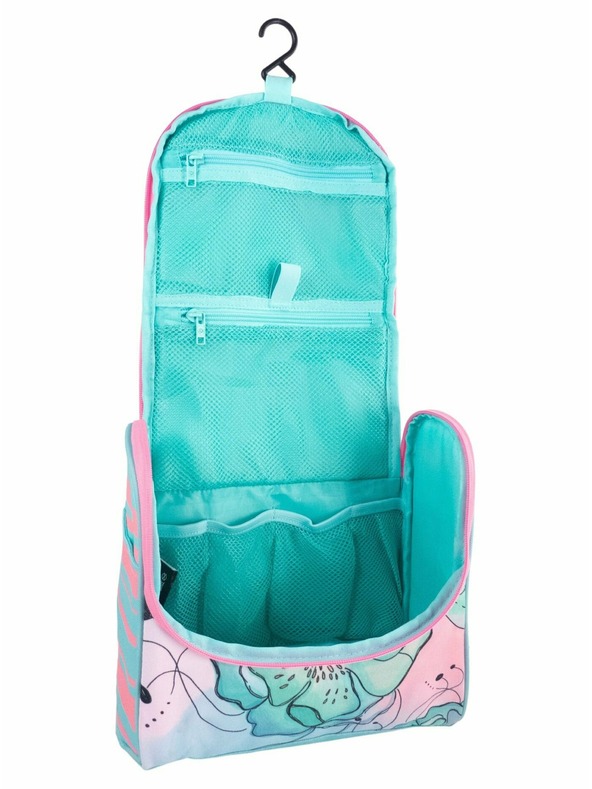 Meatfly Meatfly toaletna torbica X Pura Vida Cara Mint Flowers