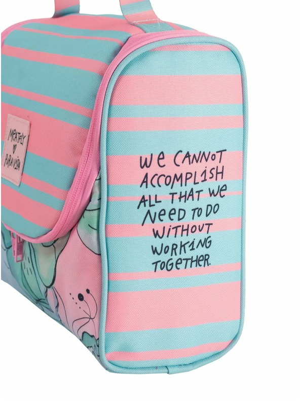 Meatfly Meatfly toaletna torbica X Pura Vida Cara Mint Flowers