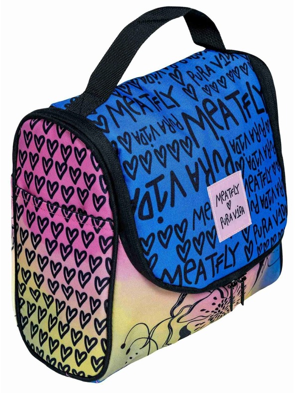 Meatfly Meatfly toaletna torbica Cara Peach Flowers | Ružičasta | Veličina