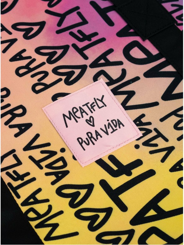 Meatfly Meatfly plaža torba X Pura Vida Skye Peach Flowers