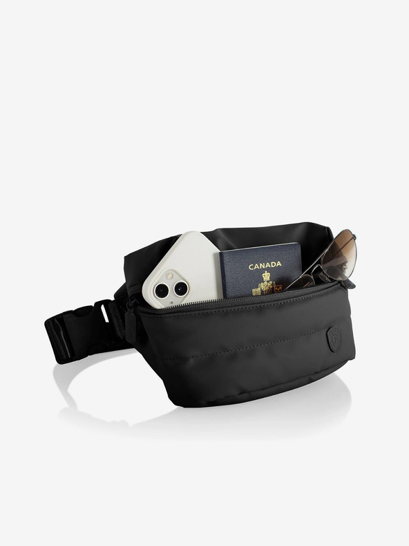 Heys Crna torbica oko struka Heys Puffer Mini Waist Bag