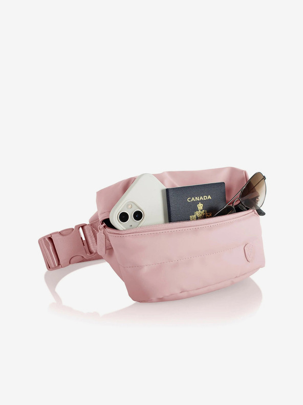 Heys Roza ženska torbica oko struka Heys Puffer Mini Waist Bag Rose