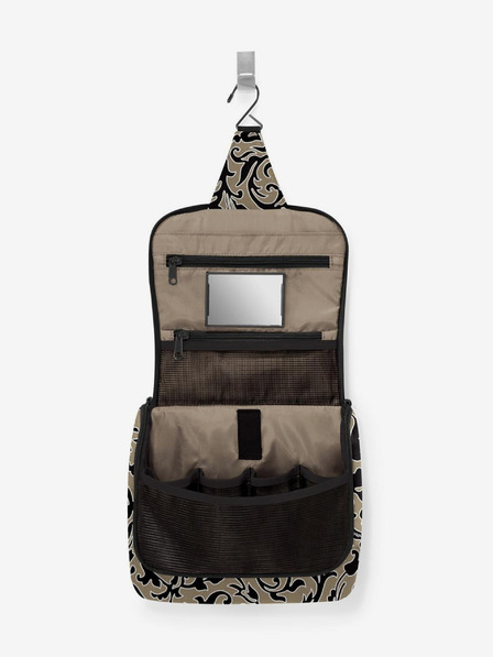 Reisenthel Khaki ženska uzorirana kozmetička torba Reisenthel Toiletbag Baroque Marble