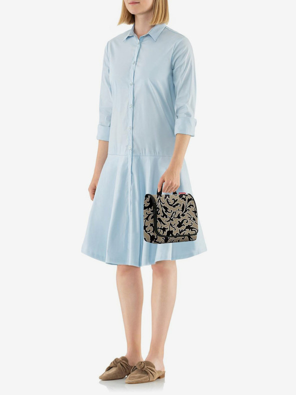 Reisenthel Khaki ženska uzorirana kozmetička torba Reisenthel Toiletbag Baroque Marble