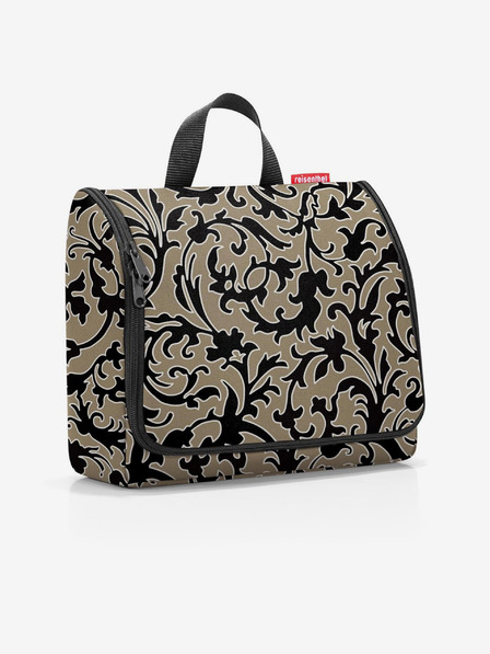 Reisenthel Khaki uzorirana kozmetička torba Reisenthel Toiletbag XL Baroque Marble