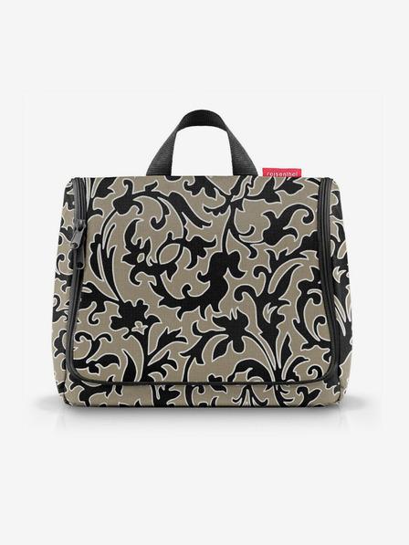 Reisenthel Khaki uzorirana kozmetička torba Reisenthel Toiletbag XL Baroque Marble