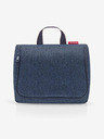 Reisenthel Tamno plava kozmetička torbica Reisenthel Toiletbag XL Herringbone Dark Blue