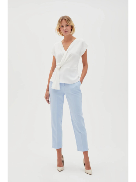 Moodo Plave ženske hlače Moodo