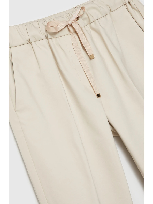 Moodo Bež ženske hlače Moodo