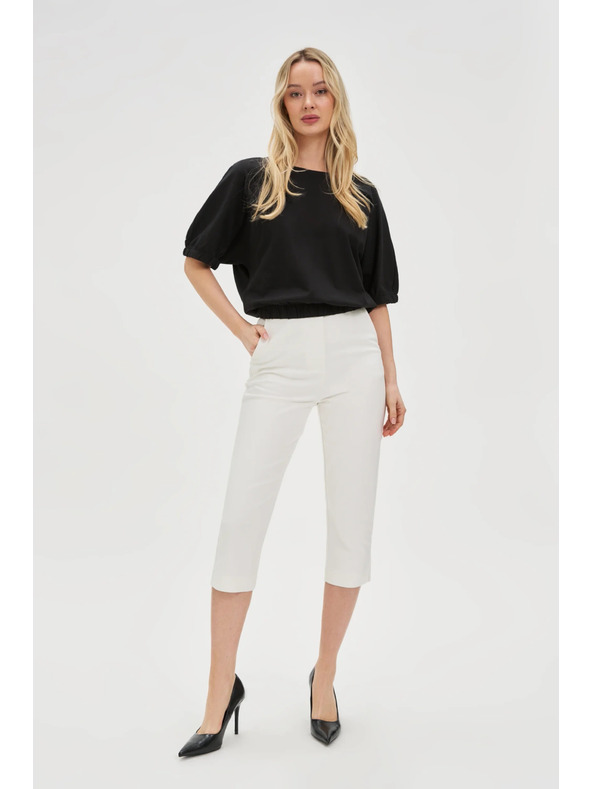 Moodo Bijele ženske hlače Moodo