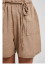 Moodo Smeđe ženske kratke hlače Moodo